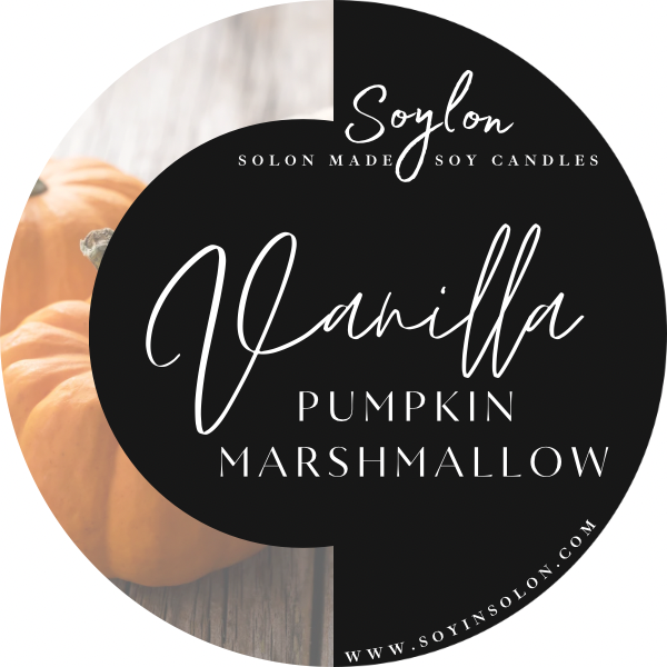 Vanilla Pumpkin Marshmallow Soy Candle
