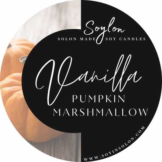 Vanilla Pumpkin Marshmallow Soy Candle